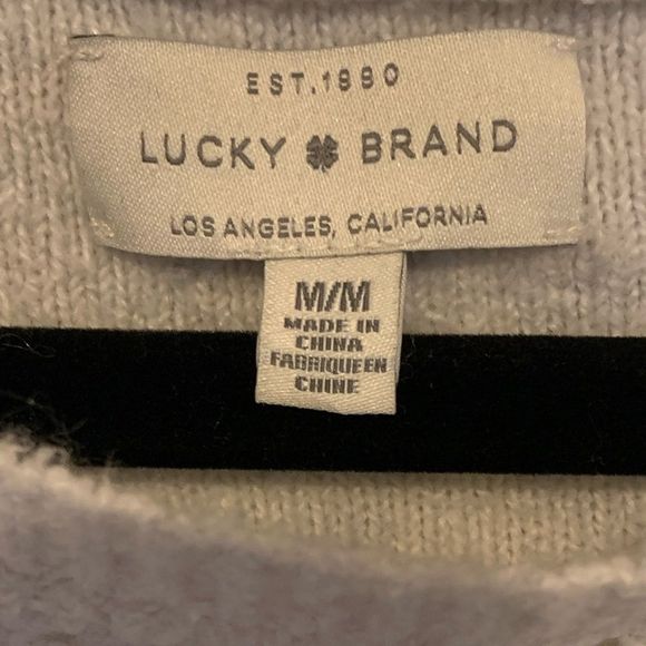 Lucky Brand Pullover Sweater With Detailing - Picture 2 of 3